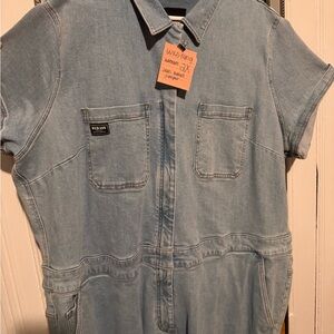 Wildfang plus size Jean jumper